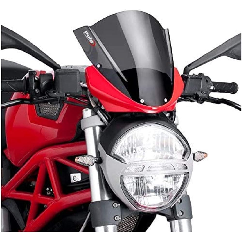 Puig 5650F RACING-SCREEN [DARK SMOKE] DUCATI MONSTER1100/796/696 Puig Screen Cowl