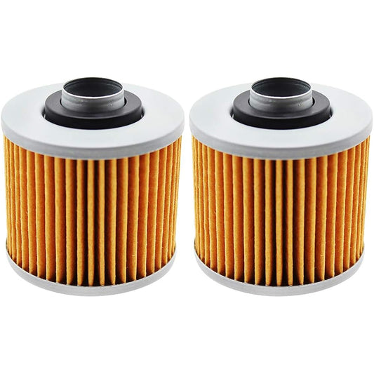 Yerbay Motorcycle Oil Filter 2 Pack for Yamaha XV1000 Virago SE 1000 1981-1985 1988 1989 / XV1100 Virago 1100 1986-2000