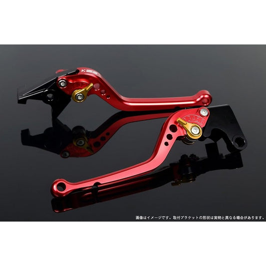 SSK Short Adjust Lever 3D Type Clutch & Brake Set Lever Color: Black Adjust Color: Gold YAMAHA (MT-09 TRACER 2015-2017)(MT-10 2017) YA0406906-GD