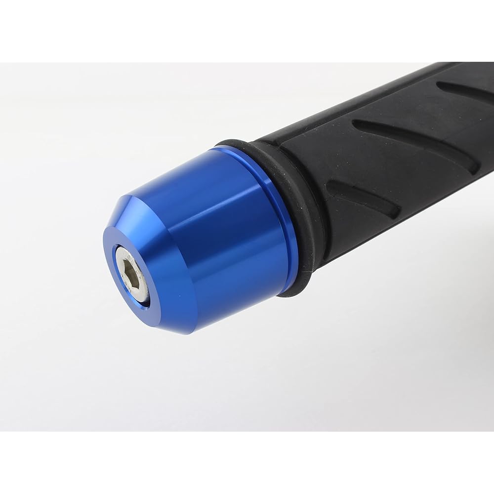 POSH Motorcycle Supplies Handlebar End Middle Weight Bar End Universal Compatible with Handlebar Inner Diameter 14-19mm Blue 032279-01-10 Bar End Cap