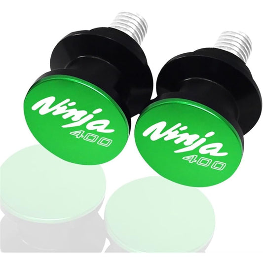 Uminino 8mm Motorcycle Aluminum Swingarm Spool Slider CNC Stand Screw Accessories Kawasaki NINJA400 Ninja400 Ninja 400 2018-2021 Swingarm Slider Spool (Size: B Green)