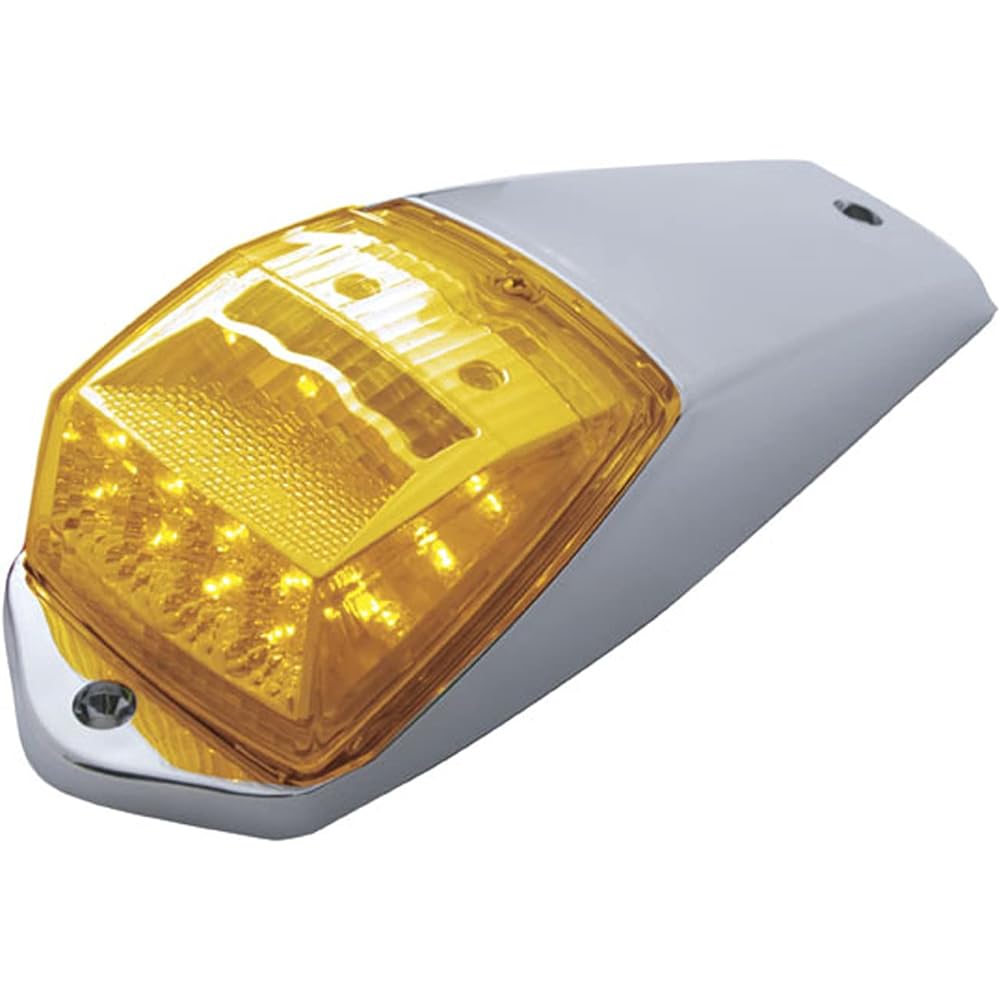 UNITED PACIFIC 39529 17 Reflector Square Card Light Kit LED / Amber Lens