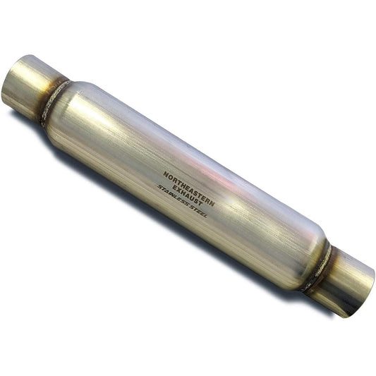 2 inch straight Universal Glass Pack Muffler Swaring Total 19 inch