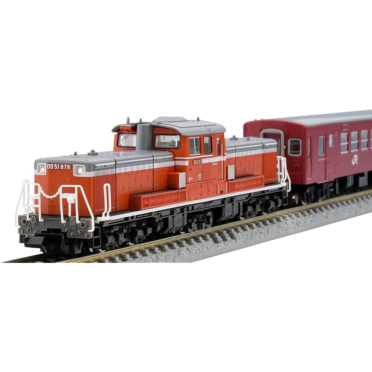 TOMIX N Gauge JR Chikuho Main Line Passenger Train 50 Series/Air Conditioned Modified Car Set 98808 Railway Model Passenger Car