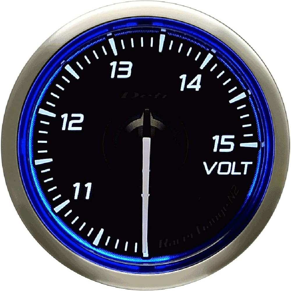 Defi (Defi-) Racer Gauge N2 ? 52 Voltage Meter, DF16501
