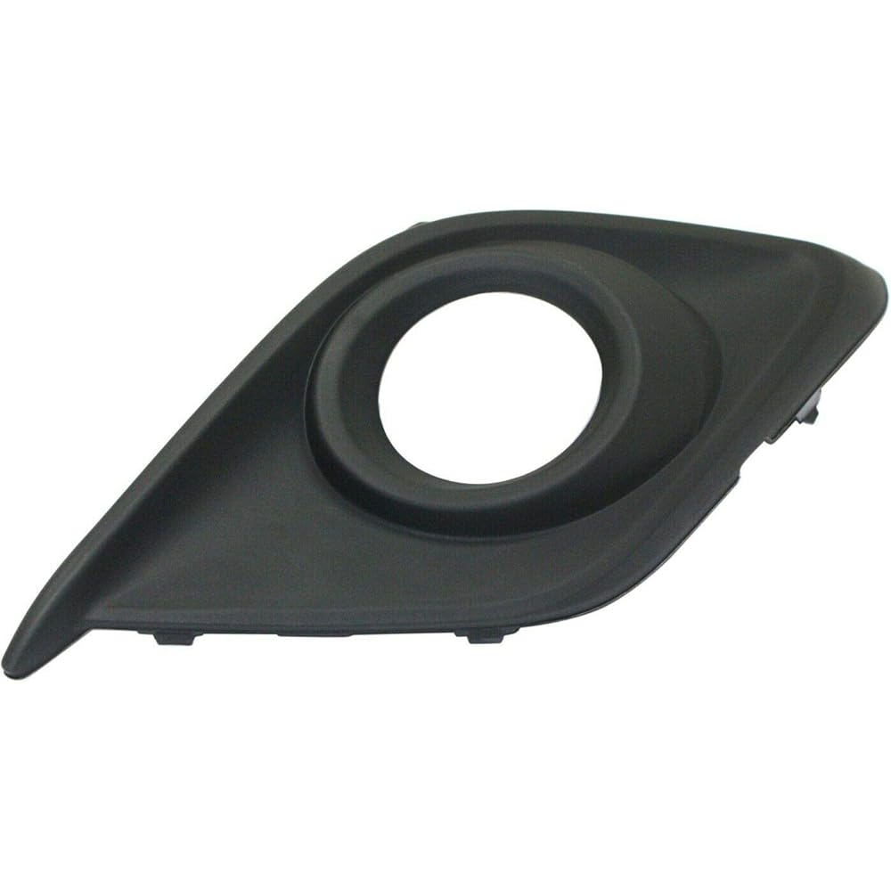 DAT AUTO PARTS for fog lamp molding replacement 14-15 MAZDA 3 sedan 4-door and hatchback model Black cover Left driver side MA1038123