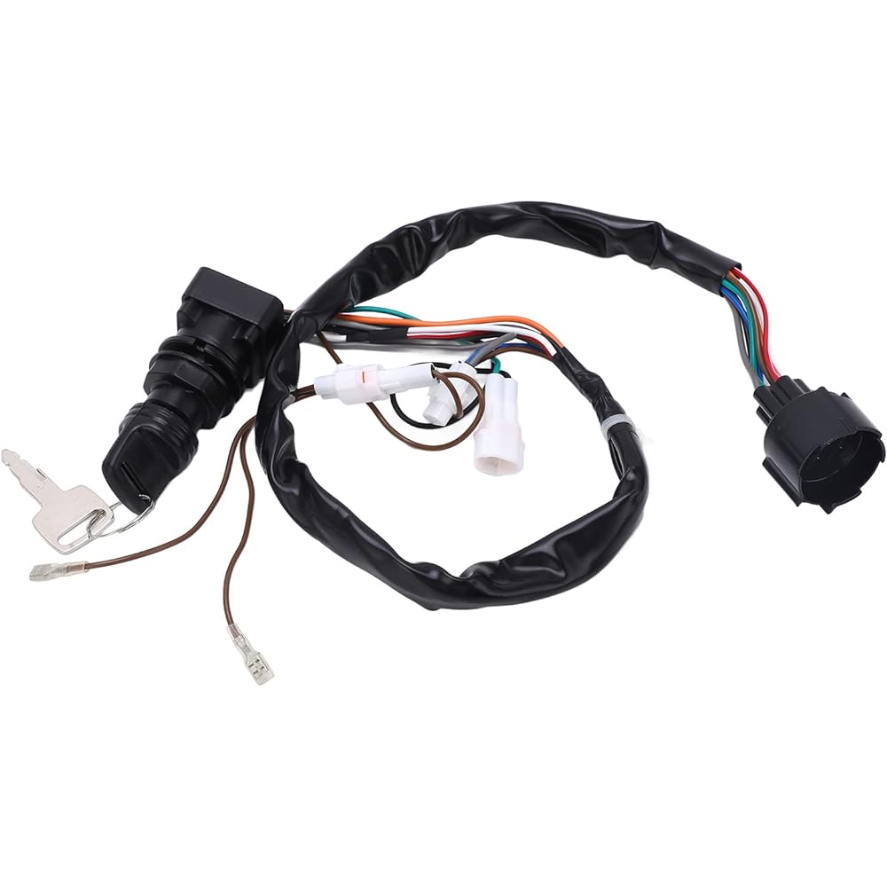 37110 93J01, Ignition Key Switch Assembly High Performance Wear Resistant OE Standard with 2 Keys for Outboard Motors