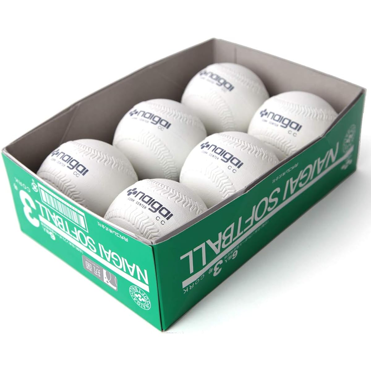 Naigai Match Ball Rubber Softball Certification Ball No. 3 naigai-3 *Sold by half a dozen (6 pieces) Ball