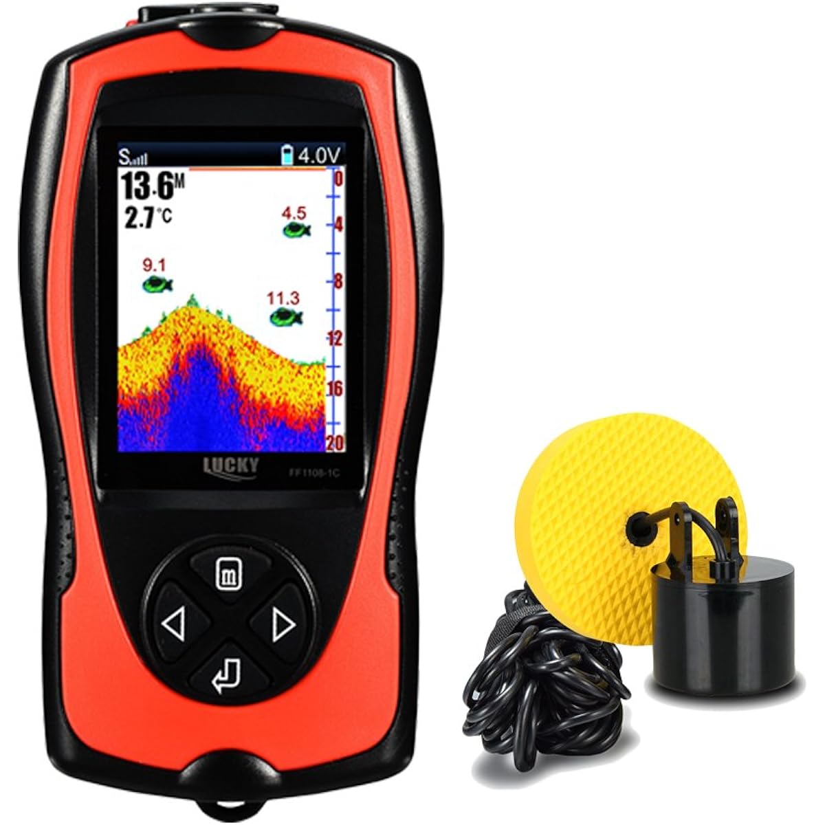 LUCKYLAKER Fish Finder Portable Fish Finder Bass Gyotan Finder Portable Fish Finder Smelt Fish Finder
