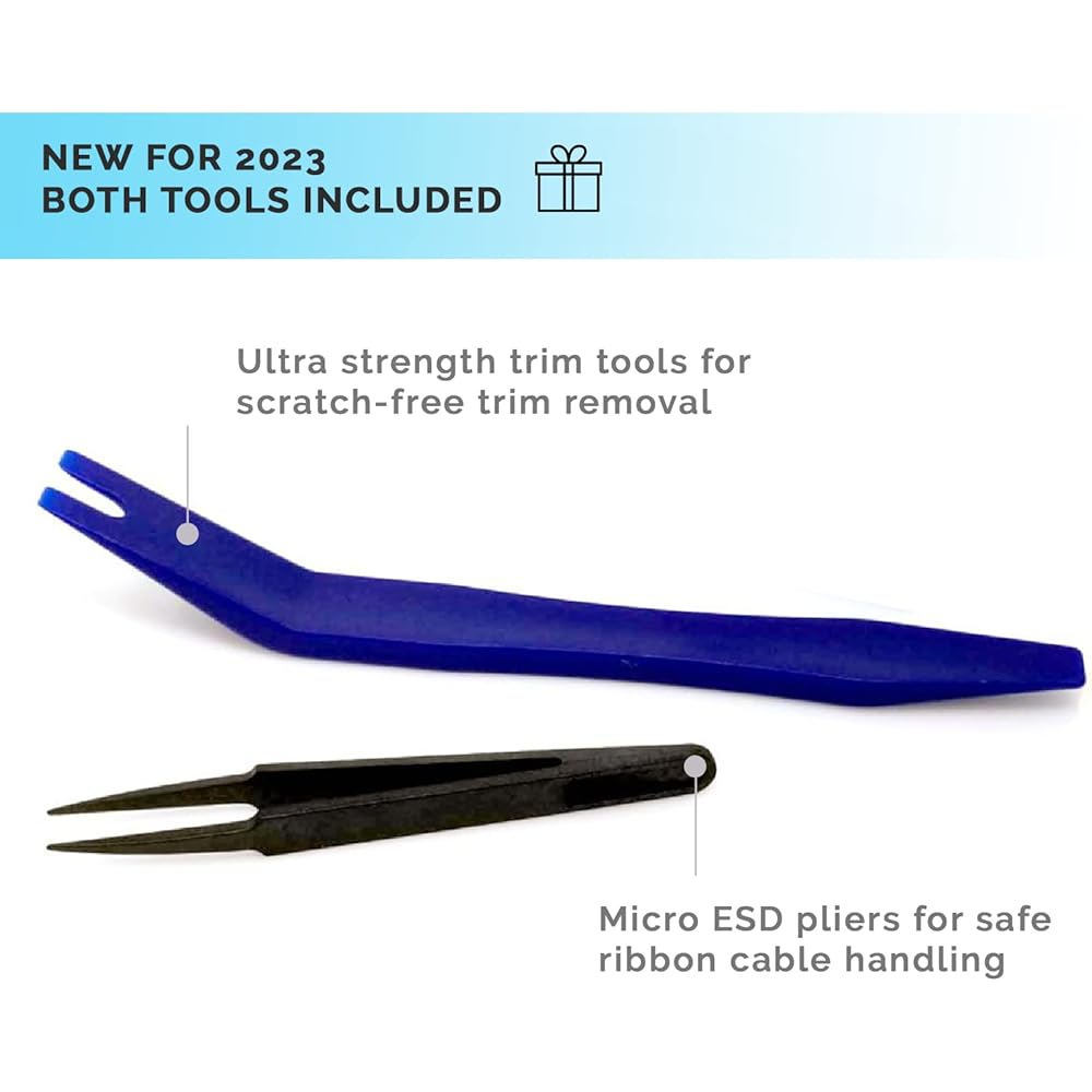 CADILLAC CUE OEM Premium Replacement Touch Screen Display + Free Trim Tool + Free Installation Guide
