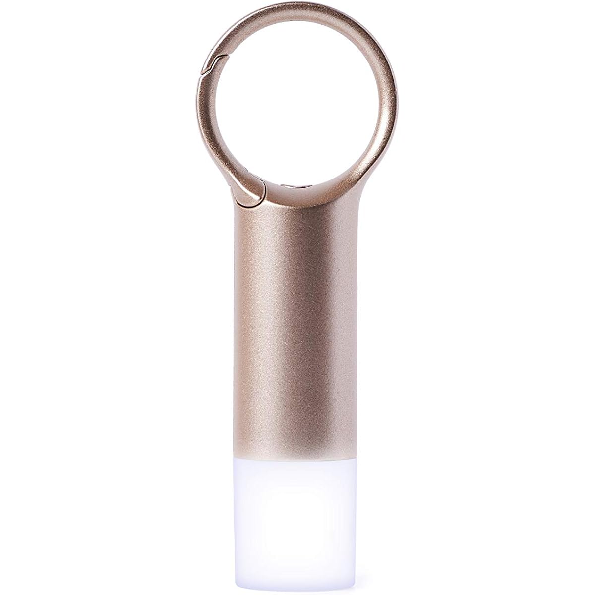 Lexon - Nomady Flash LED Warning Light with Gold Carabiner