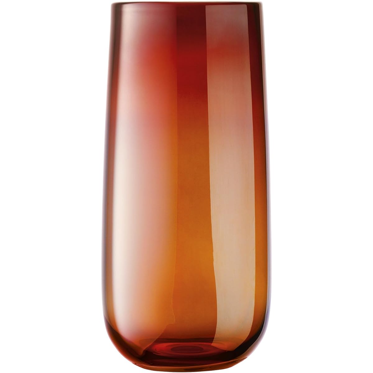 LSA Flower Vase Orange Height 38cm FOREST G1057-38-173
