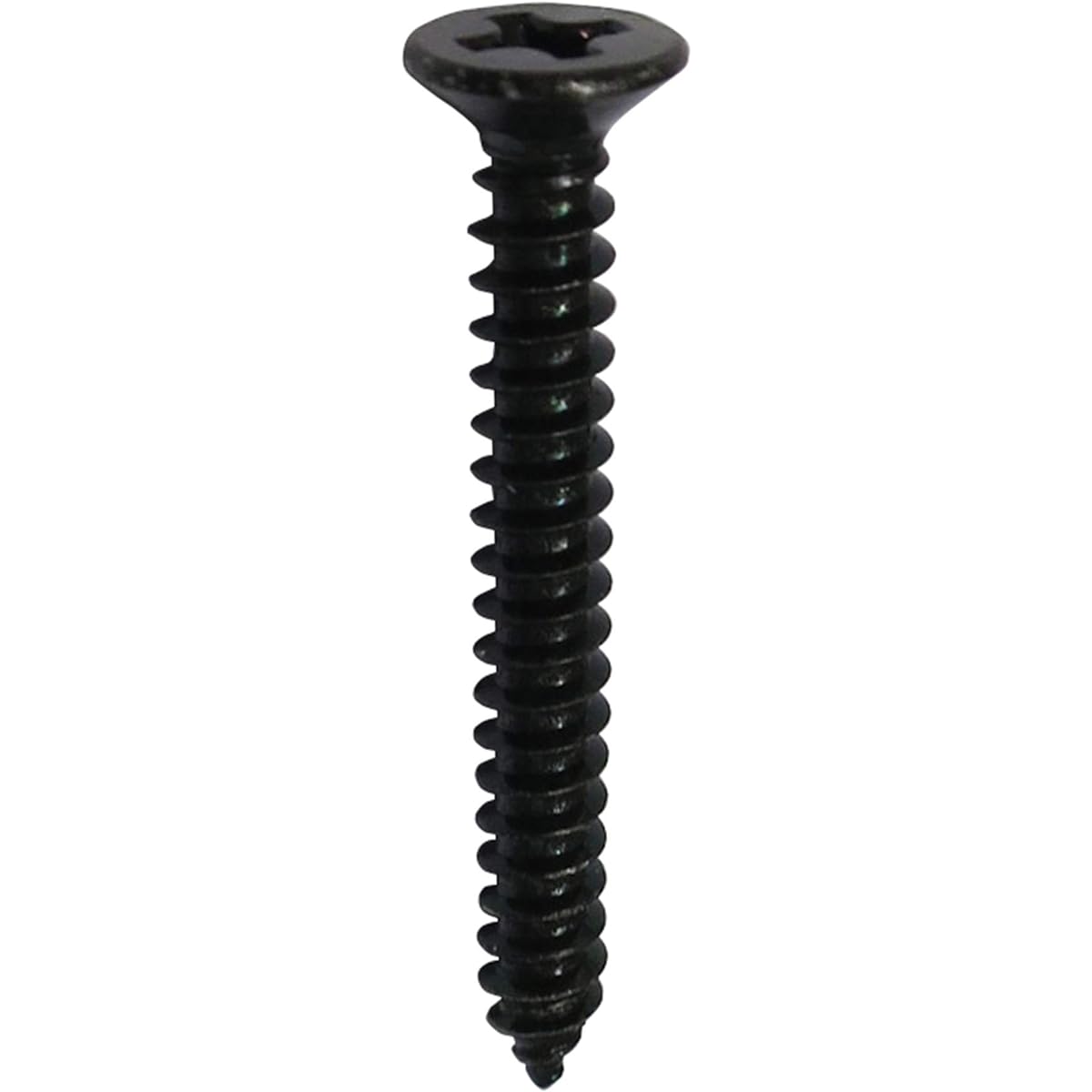 DAIDOHANT Black Tapping Screw [Countersunk Head] (Nominal Diameter D) 4 x (Length L) 30 x (Head Diameter D) 8 mm [Iron] Approx. 6 pieces 10183766