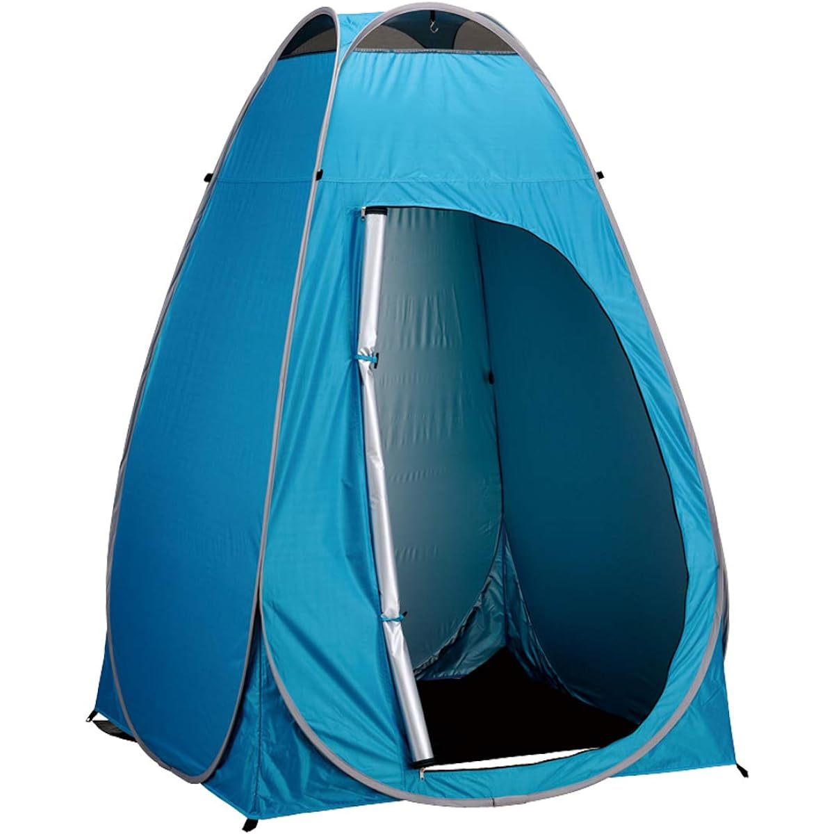 BUNDOK Private Tent UV NT-51UV Changing Clothes Disaster Prevention Toilet Camping Blue Single Person