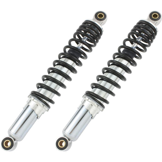 SHIFT UP Monkey Rear Shock Type-1 330mm Plated Body/Black Spring 2 Pieces 205330-36-10