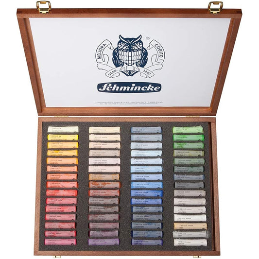 schmincke soft pastel 60 colors wooden box set 77260