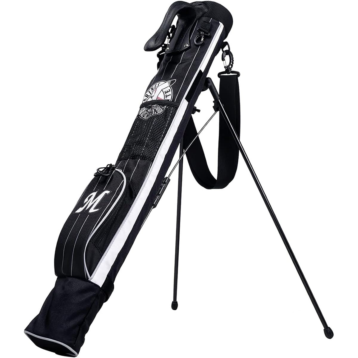 Lezax Club Case Chiba Lotte Marines Round Stand Bag Black LMCC-1451