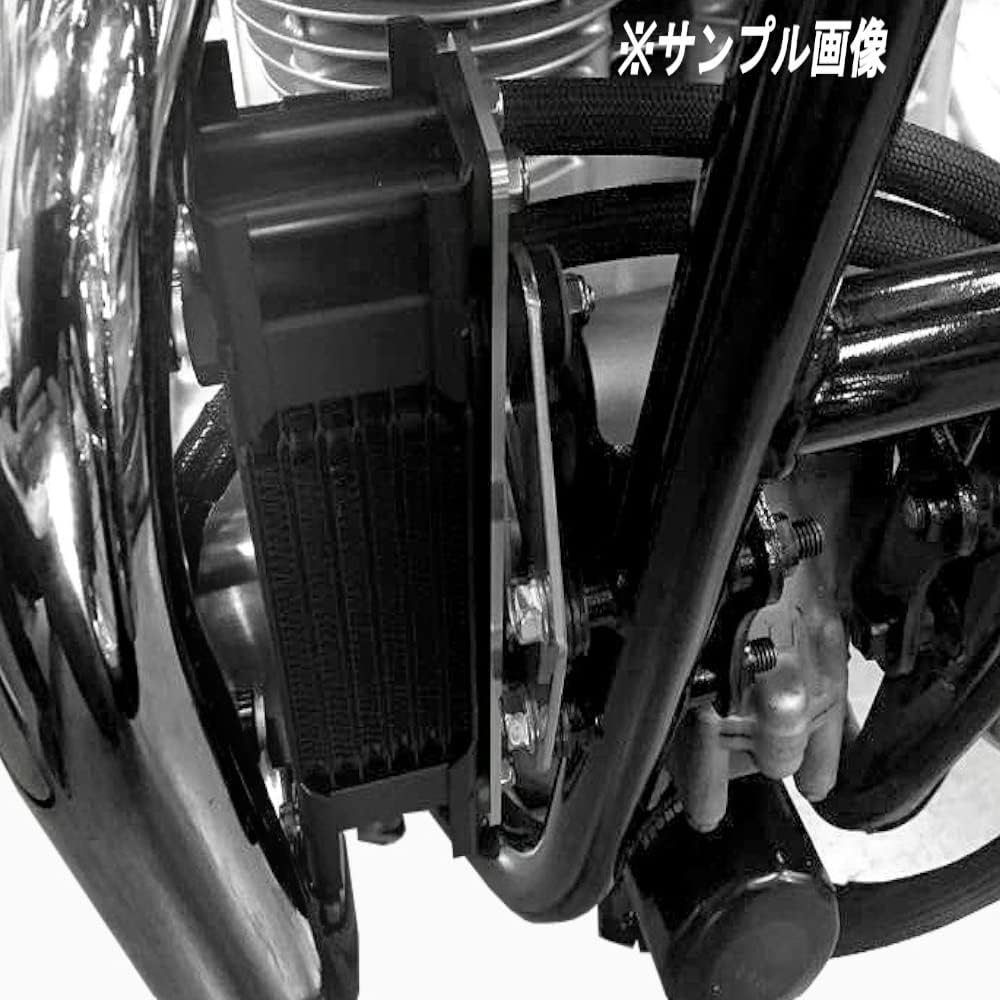 Active Bike Oil Cooler Kit Straight #6 4.5-7R Black Specification (Heat-resistant Hose Cover Specification) KAWASAKI W800 '11 ~ '16 W650 '99 ~ '08 W400 '06 ~ '08 14058527B