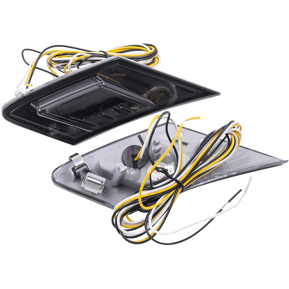 Smok lens White/Amber LED Front Side Marker Light Kit 2013-2016 Sion FR-S 2013-2020 Subaru BRZ 2017-2020 Toyota 86/GT86 LED Winker Light Running/Parking White/Amber LED LED Side Marker Lamp