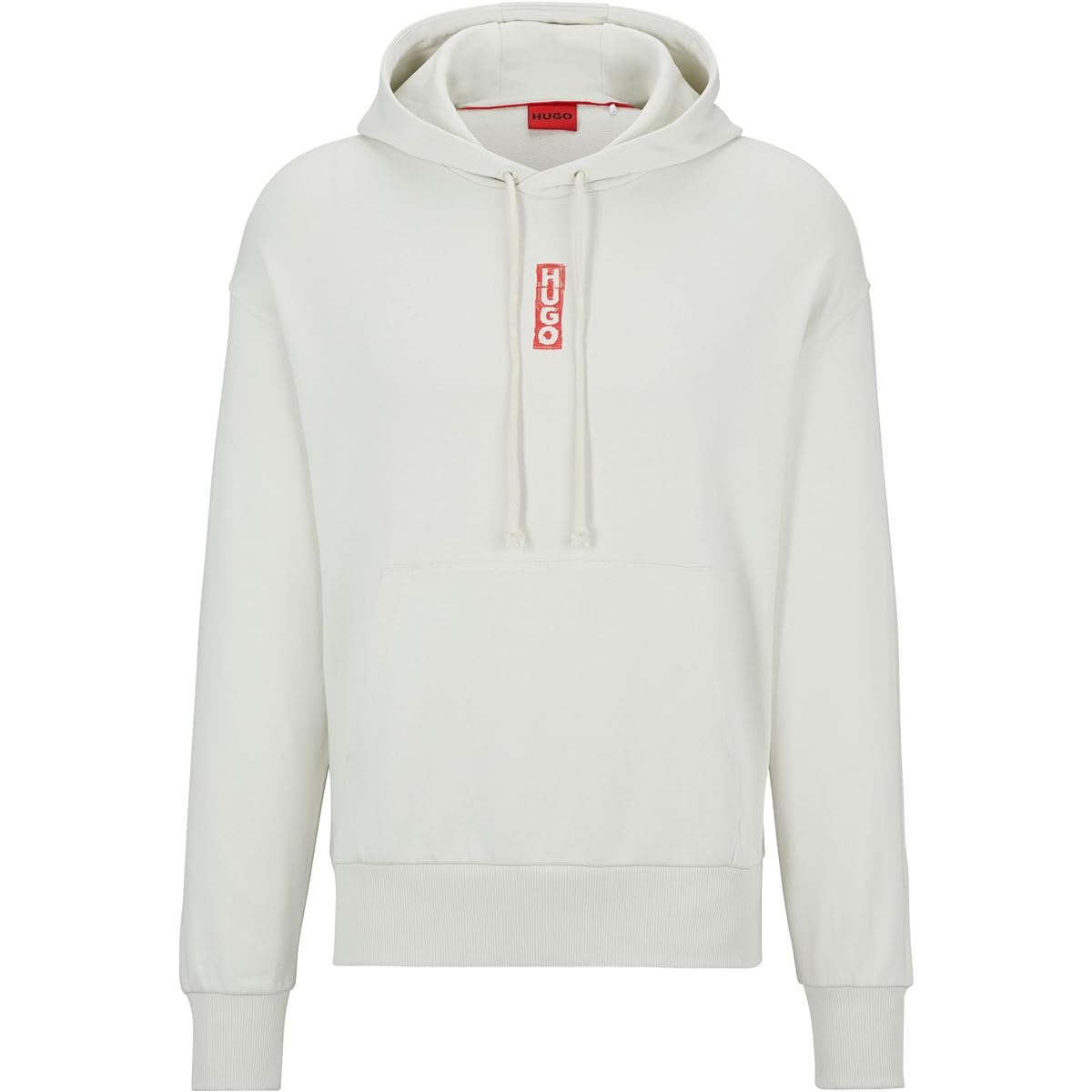 [HUGO] Marker Style Logo Relaxed Fit Cotton Hoodie for Men