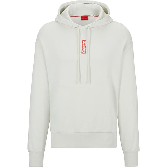 [HUGO] Marker Style Logo Relaxed Fit Cotton Hoodie for Men