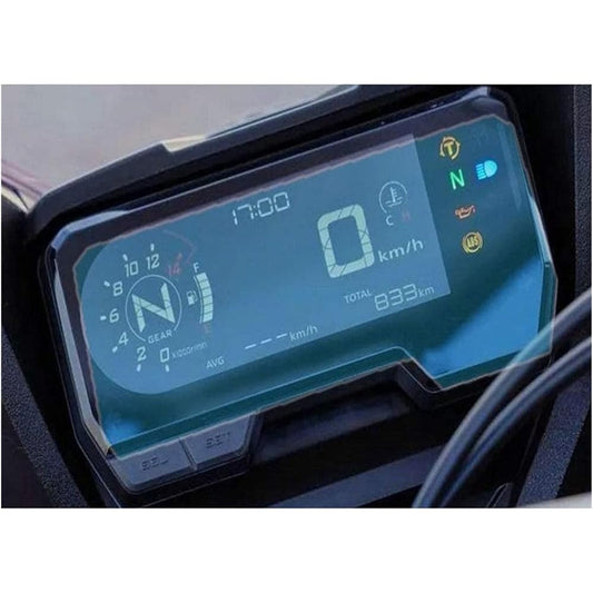 Fits for Honda CBR650R CB650R 2019 Motorcycle Cluster Screen Scratch Film Protector Speedometer Instrument Dashboard Shield Protector Instrument (Color : 2PCS)