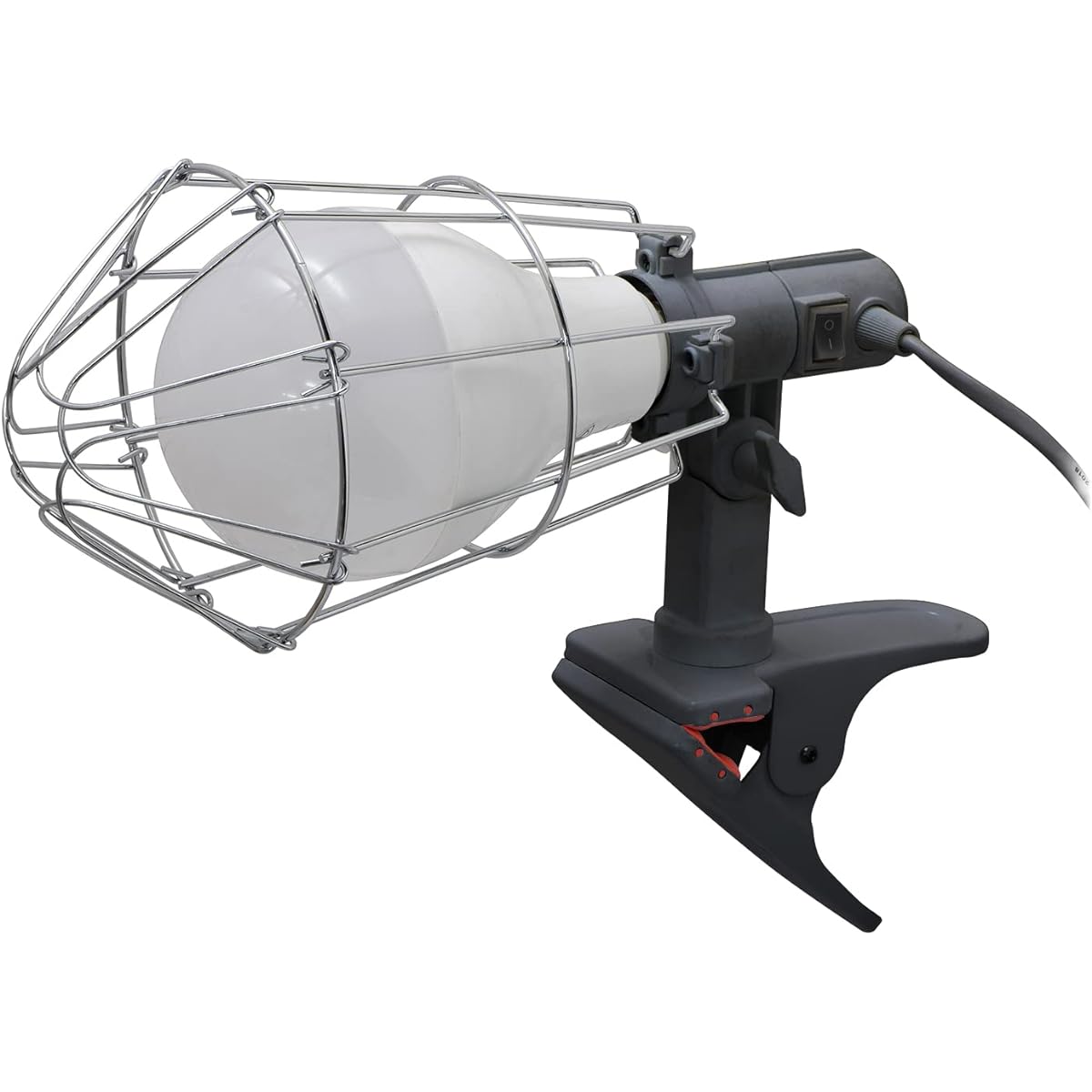 Takagi EARTH MAN Floodlight LED Clip Light 30W CLT-30LA [Low Noise Specifications] [Connected Outlet Included] [Aperture E26] [Irradiation Angle Adjustment] Work Light for Construction Site Lights Lighting Floodlight Plant Cultivation