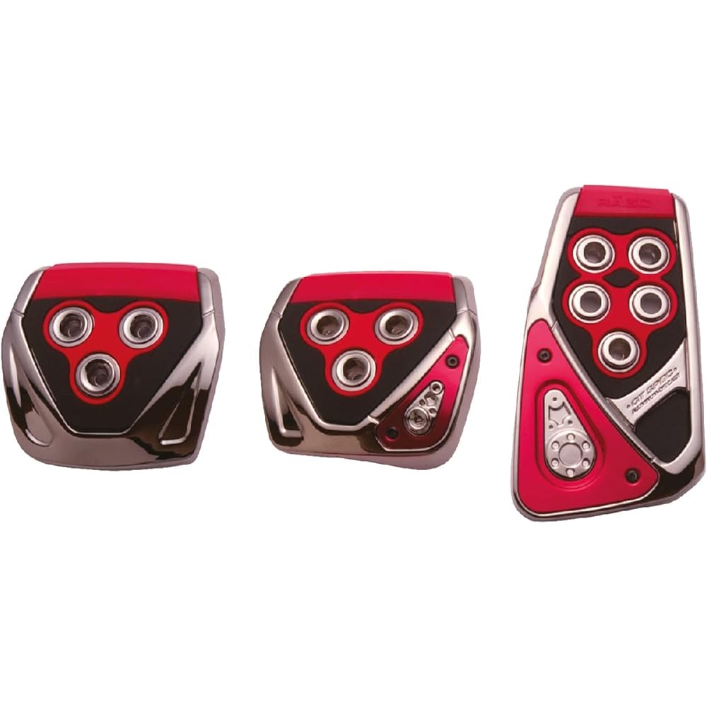Carmate Car Pedal Set RAZO GT SPEC MT-S GR Yaris 86 ZN6 and others Carbon Red RP104RE