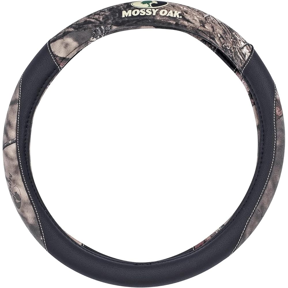 MOSSY OAK camouflage handle cover -PU leather and cotton twill, universal fit 14 1/2 inch ~ 15 inch -official license product