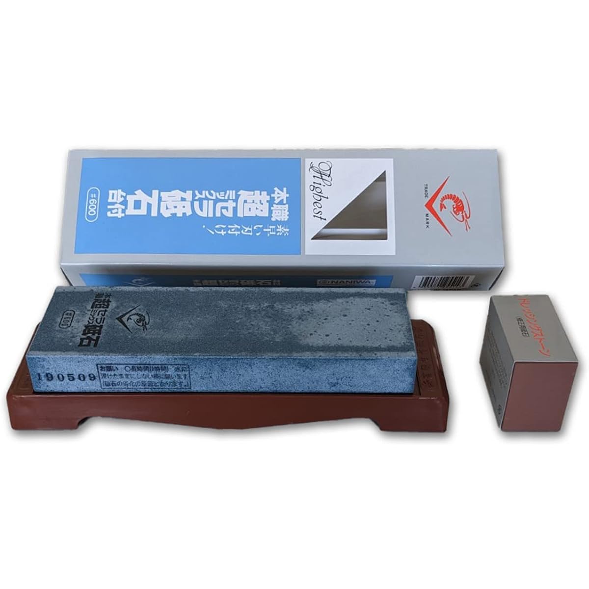 Naniwa Polishing Industry Ebijirushi professional super ceramic whetstone with stand #600 SS-600