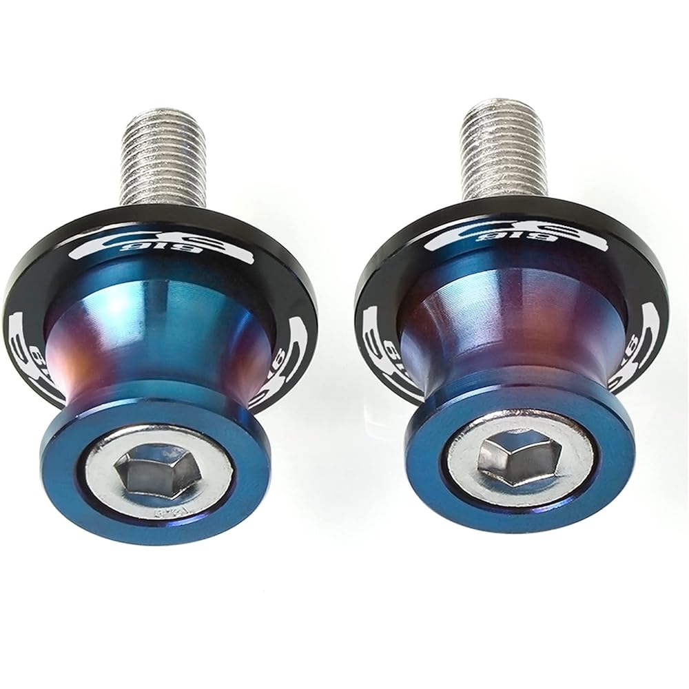Stand Screw Slider Motorcycle M8 Fixed Screw Swing Arm Swing Arm Spool Slider Bracket is very suitable for Honda Hornet CB919 2002 2003 2004 2005 2006 2007 2008 (Color: 1)