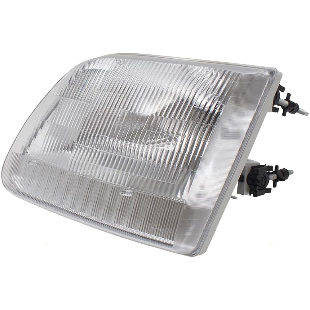 Autoandart After Market replacement driver left passenger seat right halogen combination headlight assembly set 1997-04 compatible with Ford F-150