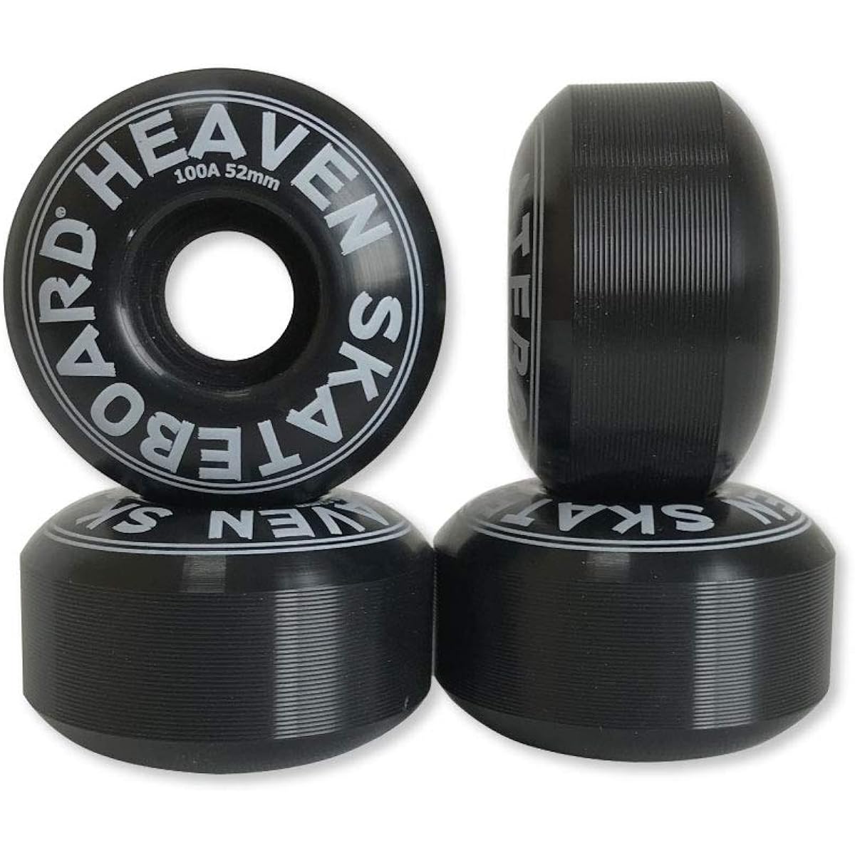 Skateboard Wheels Hard Wheels 100A 52mm Skateboard Tire Skate Black SK8