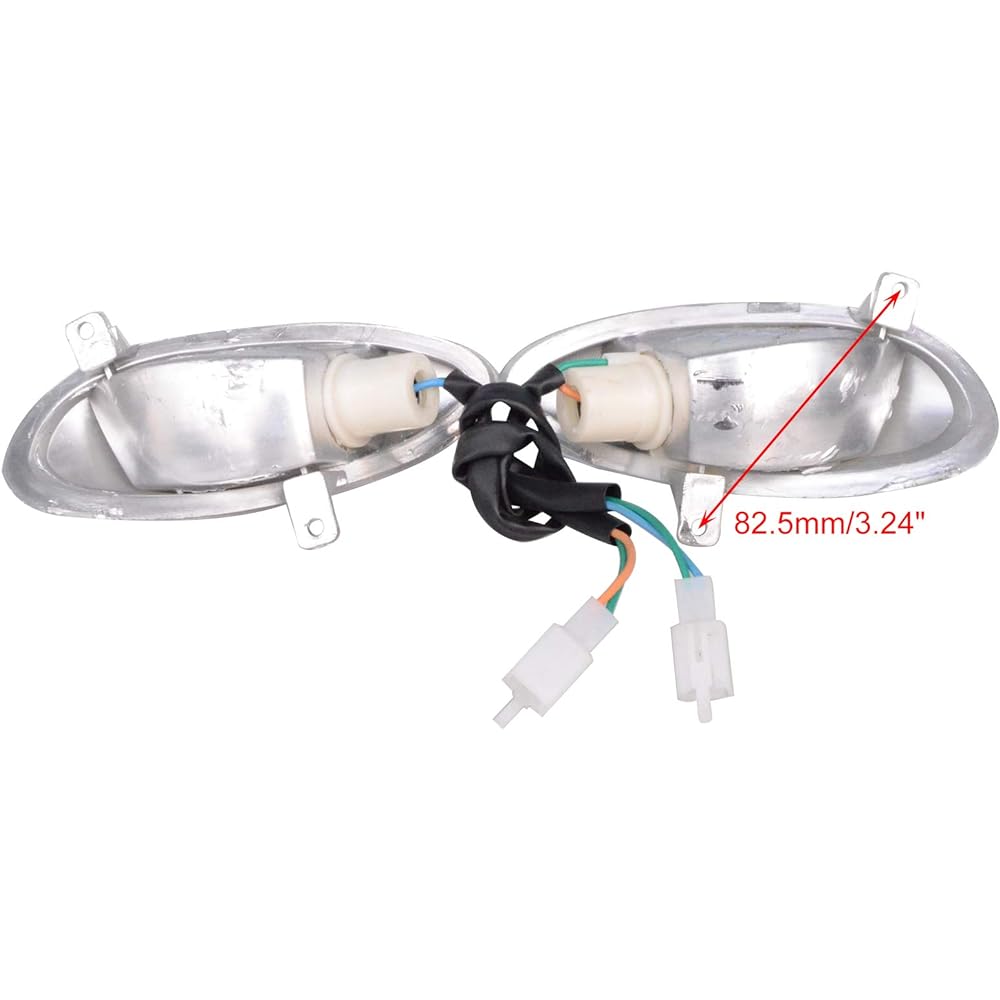 Goofit Turn Signal Light GY6 50CC China TAOTAO KYMCO Scooter Moped White