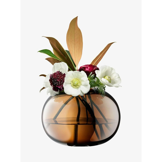 LSA Epoque Vase H18cm Amber