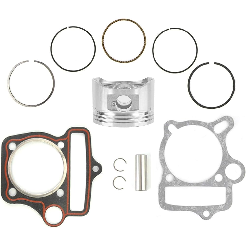 125cc 54mm engine parts piston set ring gasket 125cc 54mm engine
