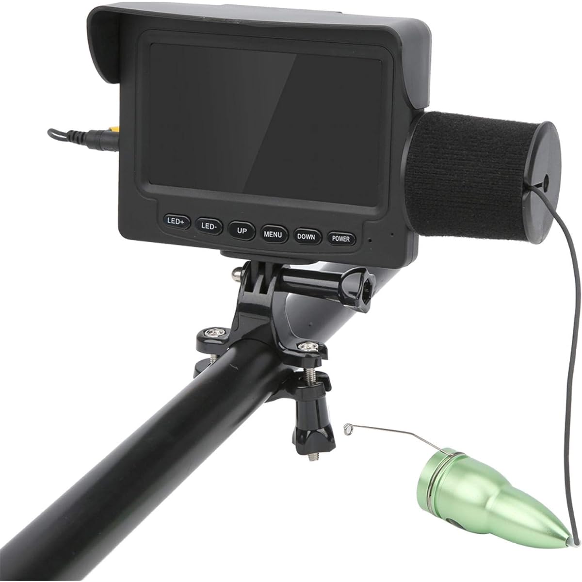 Fishing Camera, Underwater Camera 4.3in6 Infrared LED CCD Screen for Ice Sea Fishing for Women Men (Length 15m)