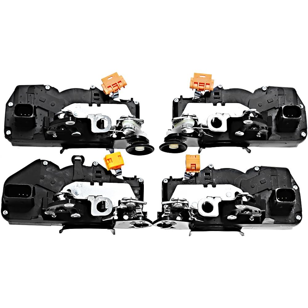 Right & left (4) Powered Alock Latch actuator, Chevrolet GMC Cadillac 2007-2009 model.