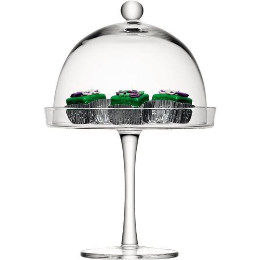 LSA Cake Stand & Dome Clear Height 33cm VIENNA G915-32-301