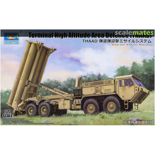 Trumpeter 1/72 US Army THAAD Anti-Ballistic Missile System Plastic Model 07176 Molding Color