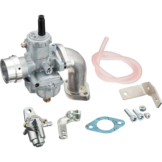 KITACO Big Cab Kit Keihin PC20 Intake Port Diameter φ22- Compatible with Super Cub 50/Little Cub 110-1087516 Silver