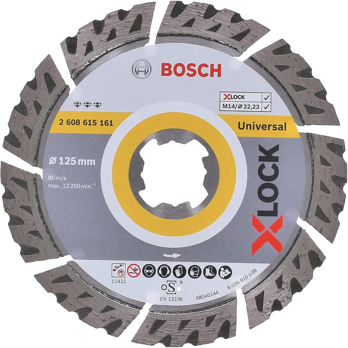 BOSCH X-LOCK Diamond Wheel (Best 125mmφx2.2mm) 2608615161