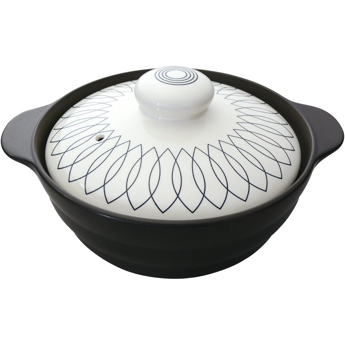 Suzuki, Thermatech IH/Open Fire Compatible Earthen Pot No. 9 (for 3-4 people) Rhythm 7223-0390