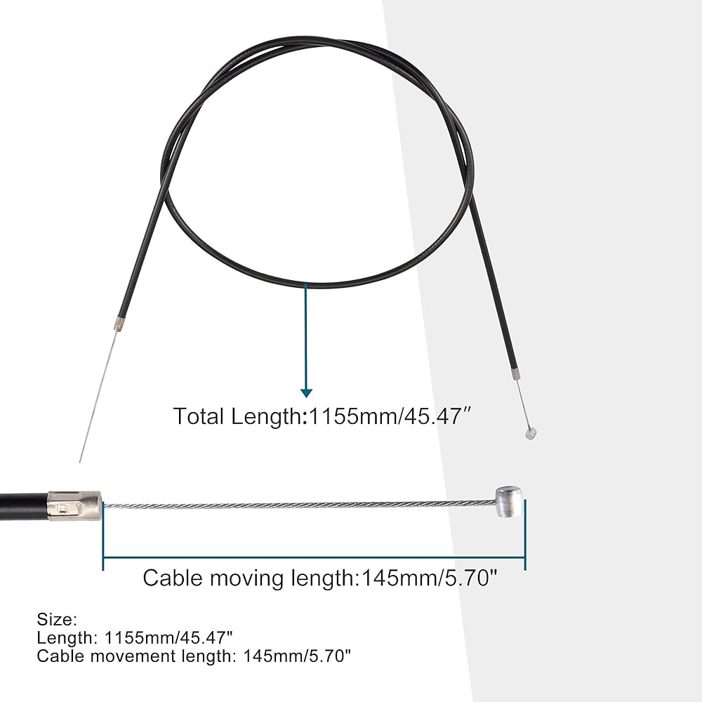 Goe Fit 46.06 "Rear brake cable for 2 Stroke 47 CC 49 CC Dart bike