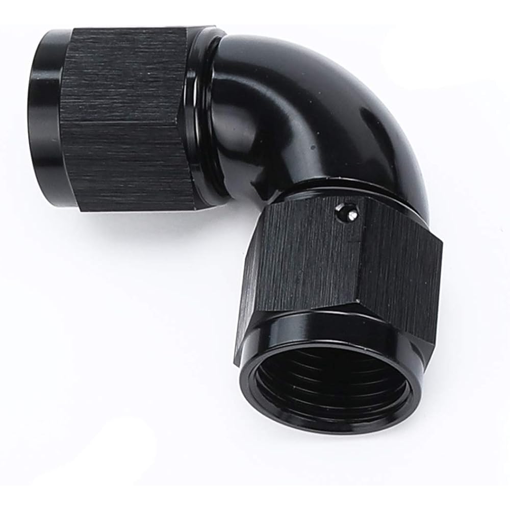 Aluminum an female coupler. 8an Black X9341-9008_bk