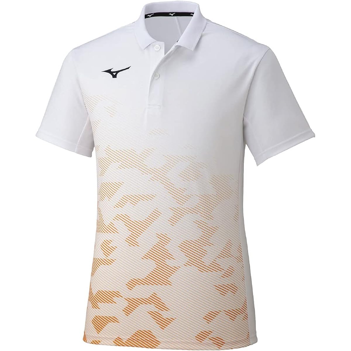 [Mizuno] Tennis Wear, Collared Game Shirt, Short Sleeve, Sweat Absorbent, Quick Drying 62JA1502