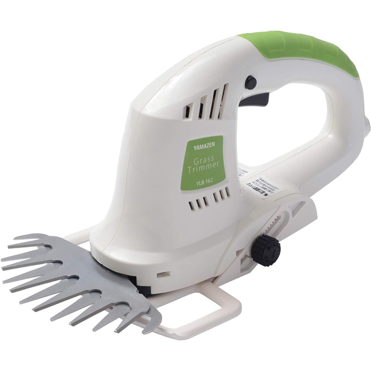 [Yamazen] YLB-162 electric lawn clipper, AC power supply, edge cutting, double-sided drive, cutting width approximately 160mm, cutting height adjustment 15-30mm, extension cord 10m included