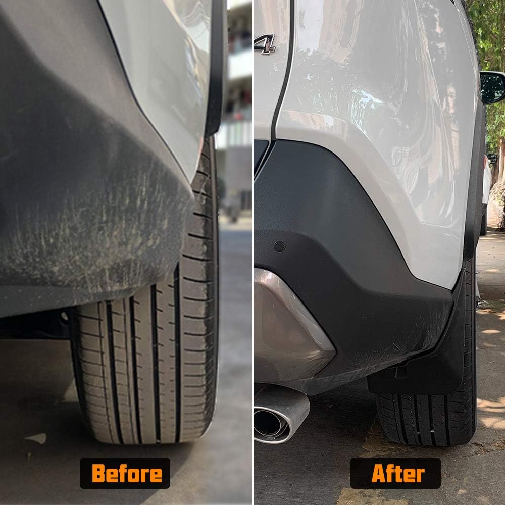D-LUMINA RAV-4 Mad flap Toyota RAV4 2020 2022 2022 2024 (not compatible with RAV4 Prime, TRD off-road) -Heart durable thermoplastic flontoria Mad flapguard mad Splash guard