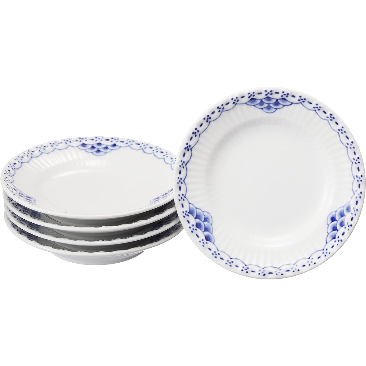 [Regular Imported Product] Royal Copenhagen Princess Plate Dishes 11cm Set of 5 Wedding Gifts 1017245