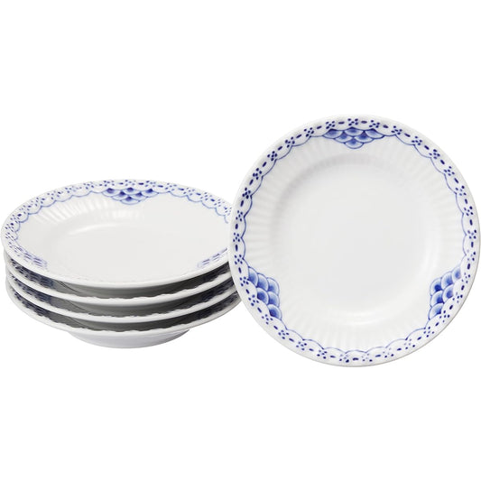 [Regular Imported Product] Royal Copenhagen Princess Plate Dishes 11cm Set of 5 Wedding Gifts 1017245